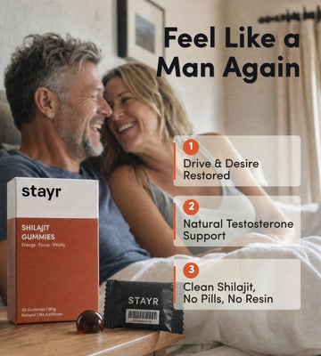 STAYR Gummies - Pure Shilajit for Men's Energy