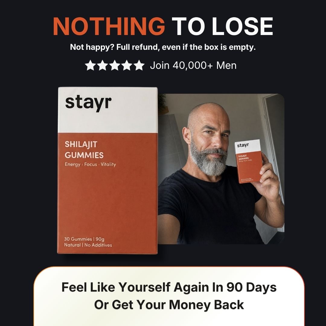 STAYR Gummies - Pure Shilajit for Men's Energy
